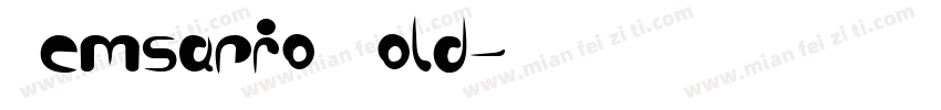 Bemsario Bold字体转换